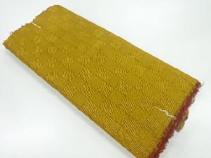 アンティーク　市松模様織出し着物洗い張り